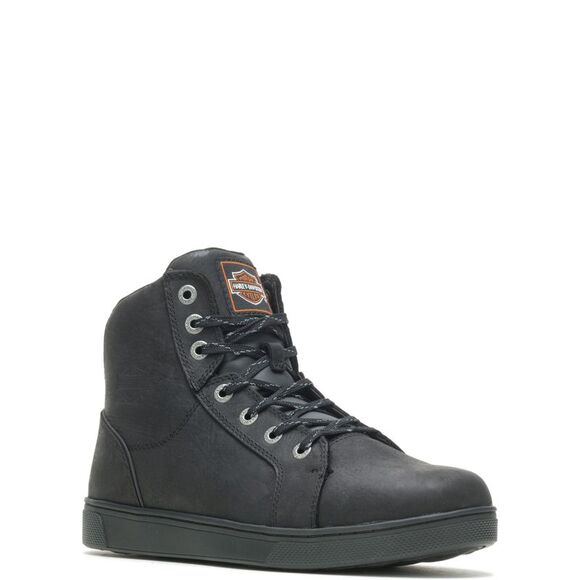 Harley-Davidson Mens Watkins 6" Black Shoes (NWT) - Picture 4 of 7